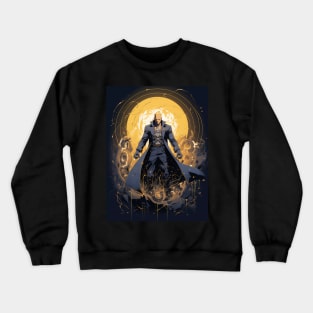 fullmetal alchemist brotherhood-hohenheim action figure Crewneck Sweatshirt